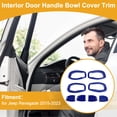 thumbnail image 2 of Cubierta de Tazón de Mango de Puerta Interior para Jeep Renegade 2015-2023 Marco de Decoración de Mango Interior Azul Profundo ABS 4 Pcs, 2 of 6