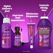 SILKA - Ultimate Kit: Cream, Nail Liquid, Powder and Spray Multi (1 Pack)