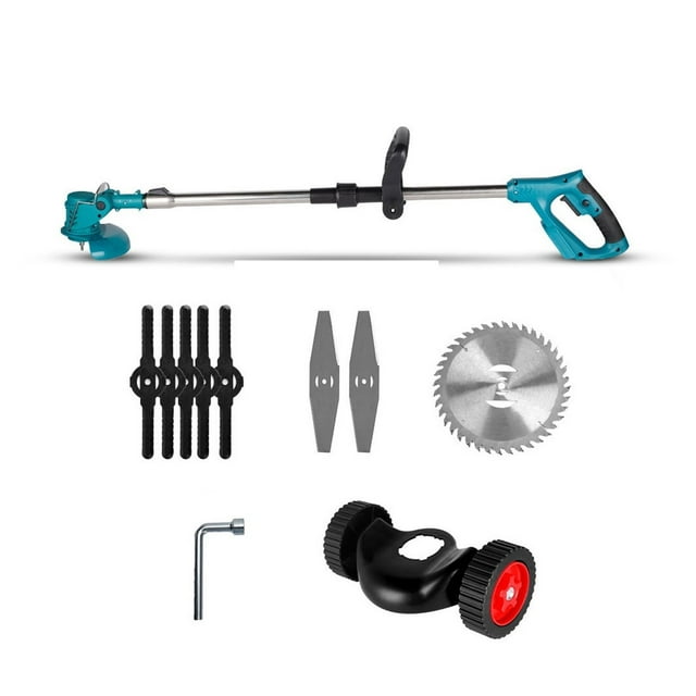 1500W 7 Inch Cordless Electric Lawn Mower Length Adjustable Handheld Rechargeable Garden Pruning Tools ,Easy to Use