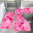 thumbnail image 4 of YgkuHd Mixed Colors Bath Mats 5 Set Bathroom Rugs For 5 Pcs Toilet Mats Universal Soft Comfortable Water Absorption Non-Slip Thick Machine Washable Easy Dry Dark Color Early Access Deals, 4 of 8