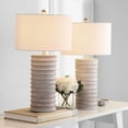 thumbnail image 2 of Safavieh Melina Nautical 28.5 in. H Table Lamp, White Wash, Set of 2, 2 of 7