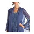 R&M Richards Women's 2 PC Lace Embellished KneeLength Dress and Jacket