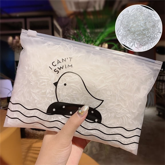 1000 Per/Pack Rubber Band Bracelet Kit Mini Elastic Hair Ties Colorful Small Rubber Bands Thin Tiny Hair Tie for Toddler Baby Girl Styling Ponytails Holders