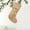 Khaki, variant on Large 18 Inch Plush Christmas Stocking with Ribbon Loop for Holiday Decor and Gift Giving