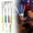 Set of 4, variant on 1 Pc New Years Eve Glow Sticks Toys Party Favors Supplies for Teenagers, Vibrant LED Fiber Optic Glow, Happy New Year Neon Accessories Decor for Party Carnivals Wedding Birthday Camping (Green)