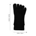 thumbnail image 2 of OUNONA  2 Pairs Toe Socks Foot Alignment Women Five Finger Miss Man Black, 2 of 8