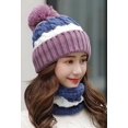 thumbnail image 4 of LinYooLi Ensemble Bonnet et Foulard d'Hiver pour Femmes, Doux et Moelleux, Multicolore, Bearies, Bonnet Décontracté, 4 of 6