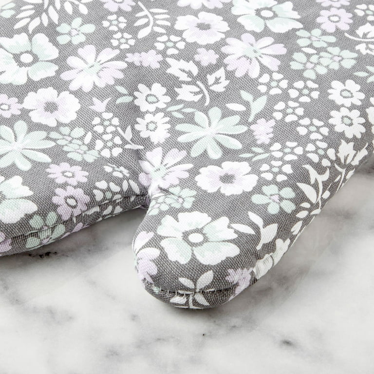 Martha Stewart 2pk Cotton Ditsy Floral Oven Mitts