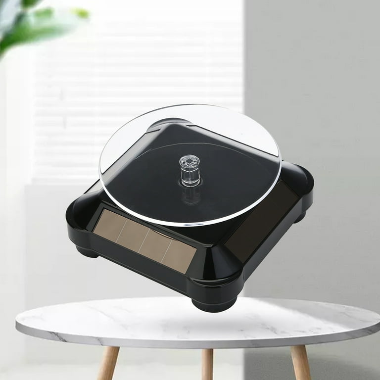 360 Degree Rotating Display Turntable - Dual Solar or Battery