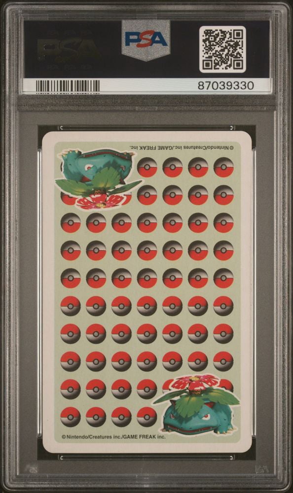 Pokemon Stadium Green Version Playing Cards Chansey Greek PSA 8