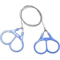 thumbnail image 3 of HUGFEGWE 4 Pcs Scie à Câble en PVC, Scie à Fil en Acier Inoxydable, Scie à Corde Portable, Scie à Fil de Survie pour Randonnée Camping, Bleu, 21 Pouces CJB91-55745, 3 of 6