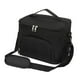 thumbnail image 3 of Fiambrera reutilizable, bolsa térmica aislada, bolsa Bento de comida para adultos, contenedor para cena, bolsa de mano, organizador para mochilero al Negro, 3 of 9