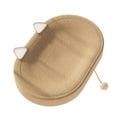 thumbnail image 2 of Cama rascadora para gatos, nido para dormir para gatitos, cama multiusos para mascotas, tablero rascador ovalado para pulir las , para gatitos con orejas, 2 of 8