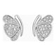 thumbnail image 1 of Aretes Mariposa Con Zirconias Para Mujer De Plata 925, 1 of 5