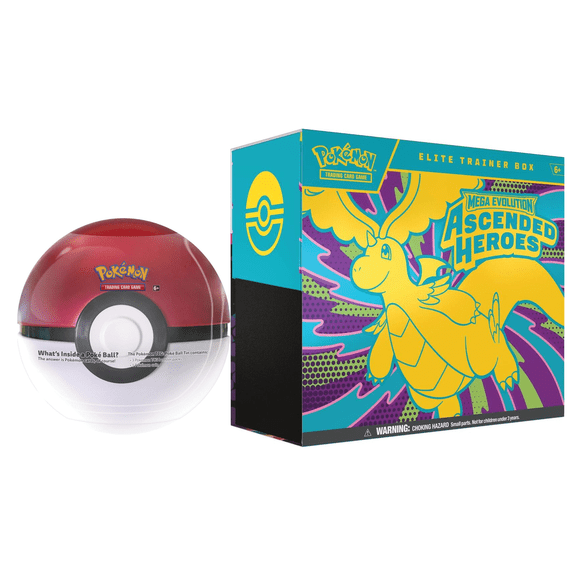 Collectible Pokemon Trading Card Game Ascended Heroes Sam's Club 2-Pack Trainer and Pokeball Tin