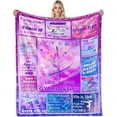 thumbnail image 1 of LHSHID Gymnastics Gifts Girls Gymnastics Gifts Blanket Gifts for Girls Gifts for Gymnasts Gymnastics Girls Gymnastics Blanket for Girls Gymnastics Christmas Birthday Gifts Throw Blanket 30"x40", 1 of 7