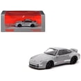 thumbnail image 3 of Diecast Gunther Werks 993 Gray "Road64" Series 1/64 Diecast Model Car by Tarmac Works, 3 of 3