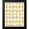thumbnail image 2 of Kimberly, Allen 20x24 Black Modern Framed Museum Art Print Titled - Painted Pattern Mustard 2, 2 of 5