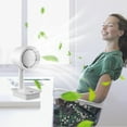 thumbnail image 2 of ChicYu Folding Desktop USB Rechargeable Fan Stand Student Dormitory Office Desk Silent Bladeless Cool Device Air Circulation System Compact Space Saving Design, 2 of 5