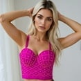 thumbnail image 4 of Huhudde Trendy Pearls Decorated Cami Top With Fishbone Structure Accentuating Feminine Curves Camisole For Night Outfits, 4 of 18
