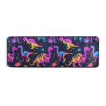 thumbnail image 2 of Dailycode Hallway Runner Rug 2x6 Non Slip Absorbent Soft Floor Mat for Home Kitchen Bedroom Entrance Neon Funny Dinosaurs, 2 of 7