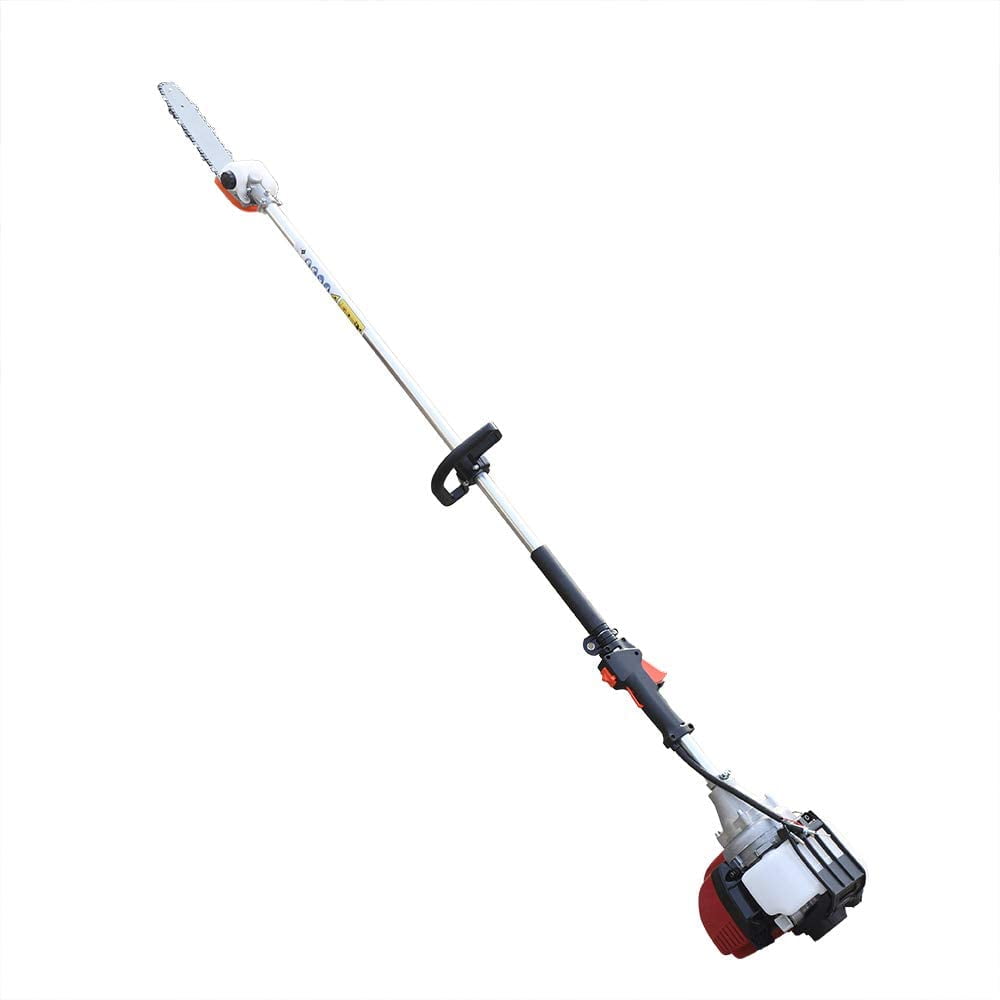 TFCFL 37CC 4stroke Pole Saw Tree Trimmer GasPowered Chain Pole Saw Single Cylinder
