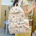 thumbnail image 2 of Mochila de Hello Kitty para estudiantes de secundaria, bolso escolar de gran capacidad con dibujos animados, a la moda, para mujer, 2 of 4