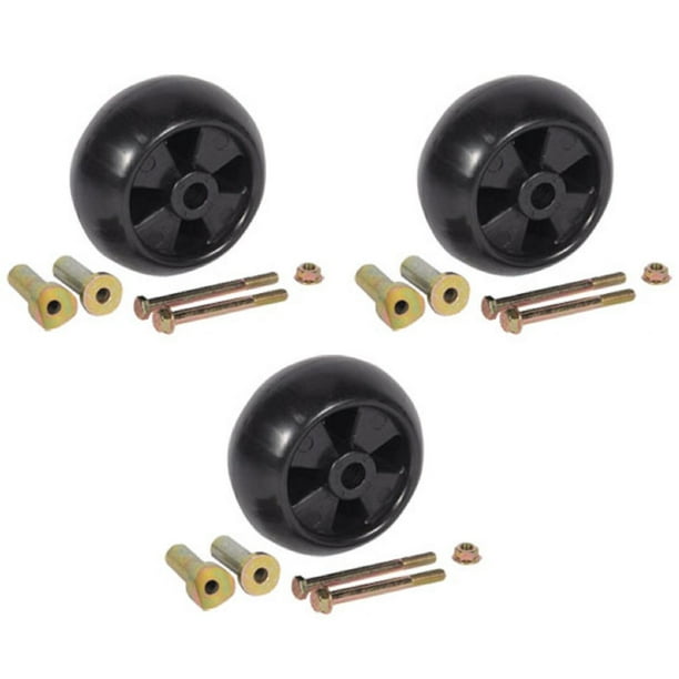 AM133602 3pk Plastic Deck Wheel Kits for John Deere Mower 3 Pack Kit