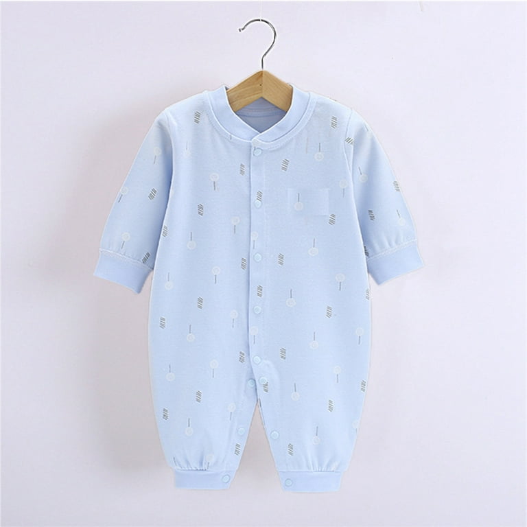 Preemie Sleepers Baby Boy Gift Preemie Sleepers Baby Girl Bodysuit baby printing baby Blue 80 Walmart