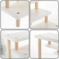thumbnail image 5 of HONMEET White Wood Display Stand for Figurine Collection, Stable and Practical Display Shelf for Home or Office, 5 of 8