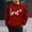 Red(New), variant on PNTUTB Valentine's Day Men's Fashion Print Classic Crew Neck Long Sleeve Casual Loose Pullover Comfort Sweatshirts