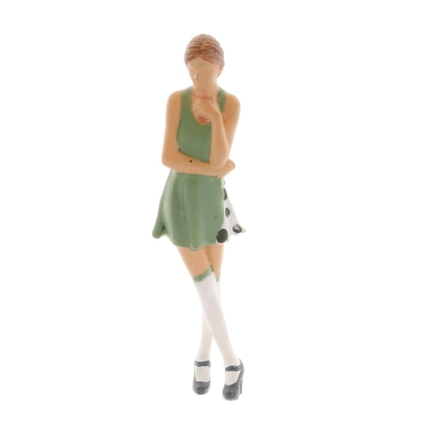 Modelo de personas diminutas Zulema 1/64 estatuilla estilo calle tren