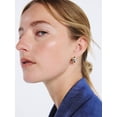 thumbnail image 3 of Free Assembly Women's Demi Fine 14K Gold Plated Endless Hoop Earring Set, 3-Pairs, 3 of 4