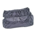 thumbnail image 1 of Rectangle Ottoman Slipcover Furniture Protector Covers Home Storage Bench Cover Dark Gray, 1 of 8