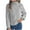Gray, variant on Wancir Women's Turtleneck Sweater Chunky Long Sleeve Knitted Pullover High Low Hem Trendy 2024 Fall Winter Basic Jumper Top
