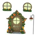 thumbnail image 4 of Puerta y de hadas para árboles, micropaisaje en miniatura para hacer mismo, adorno, accesorios de jardín, escultura de para casa de, 4 of 8