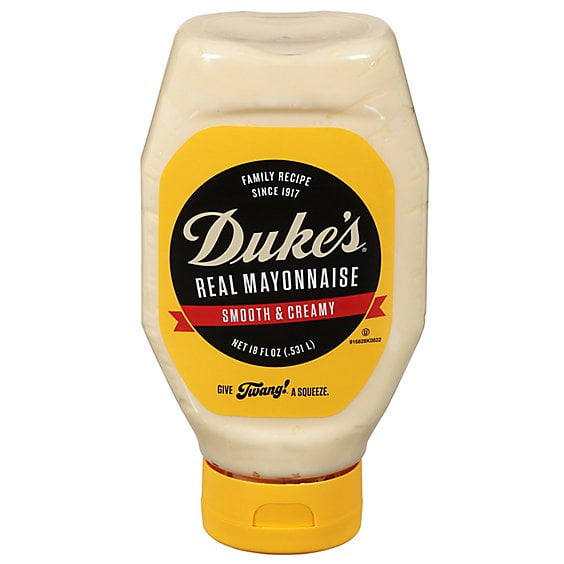 Dukes Mayonnaise Real Sugar Free Smooth & Creamy - 18 Fl. Oz.