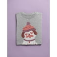 thumbnail image 3 of Lovely Pug T-Shirt Women -Smartprints Designs, Female 4X-Large, 3 of 4