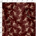 thumbnail image 3 of Soimoi Pure Silk Red Fabric By the Yard - 42 Inch Wide - Florals, Leaves Print Fabric - Elegant & Beautiful Patterns for Fashion and Home Decor Printed Fabric, 3 of 6