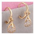 thumbnail image 2 of Boucles d'Oreilles en Or 18K Zircon Galvanisé, 2 of 4