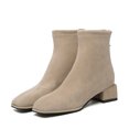 thumbnail image 3 of B91xZ Bottines à Plateforme pour Femmes Antidérapantes Imperméables Chaussures d'Extérieur Confortables Mode Chaussures de Randonnée pour Femmes, Beige 8, 3 of 5