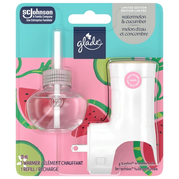 Glade PlugIns® Air Freshener Oil Refill, Watermelon & Cucumber