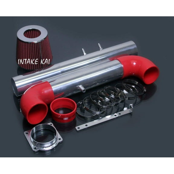 2000 2001 2002 LINCOLN LS 3.9 3.9L / 2002 FORD THUNDERBIRD 3.9L V8 ENGINE AIR INTAKE KIT SYSTEMS (RED)