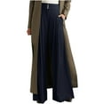 thumbnail image 1 of Pantalones sueltos de longitud completa informales a la moda para mujer, pantalones de cintura alta sólidos, pantalones largos rectos de pierna ancha Fridja alkflakhf33720, 1 of 8