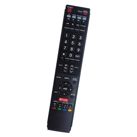 Remote for Sharp TV LC-60LE661U LC-60EQ30U LC-70LE661U LC-70EQ30U LC-80LE661U