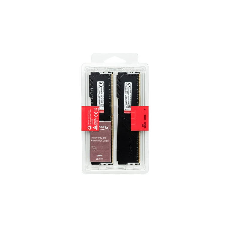 HyperX Fury 8GB 3200MHz DDR4 CL16 DIMM (Kit of 2) Black - Walmart.com