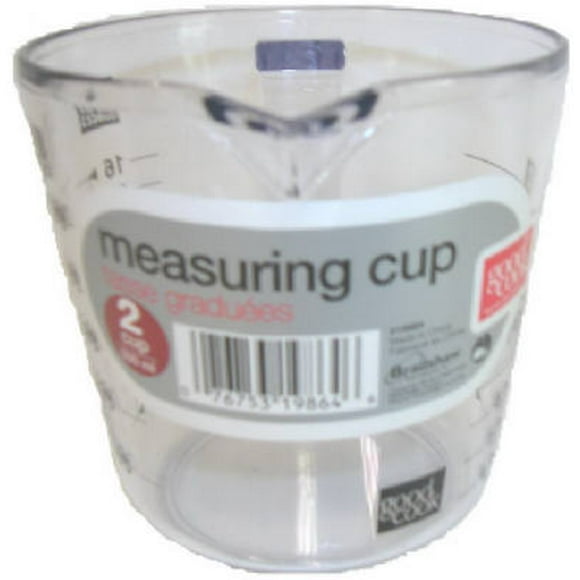 2-cup High-impact Clear Plastic Measuring Cup, Bradshaw, 19864