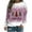 Pink, variant on Tetras Womens Tops Dressy Casual Fall,Women's Winter Printed Loose T-Shirt,Long Sleeves Blouse,Round Neck Casual Tops