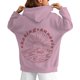 thumbnail image 1 of Gift Giving Sudadera con capucha Lux de gran tamaño en gris jaspeado, 2024 Sudadera con capucha para regalar para mujer 2024 Linda sudadera de muy buen gusto Jersey de manga Tops Rosa XXL, 1 of 5