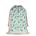 thumbnail image 2 of Christmas Bags Drawstring,Green Christmas Tree Pattern Large Xmas Christmas Gift Bags,Reusable for Xmas and New Year Party Favors and Supplies,27.6" X 19.7", 2 of 5